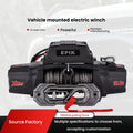 13500 Lbs Load Capacity Electric Winch -12V DC Power for Towing Truck Off Road, 2 in 1 Wireless Remote