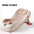 Foldable Baby Bath Support Newborn Bathtub With Sensing Temperature Non-Slip Infrant Shower Bed With Support Bracket