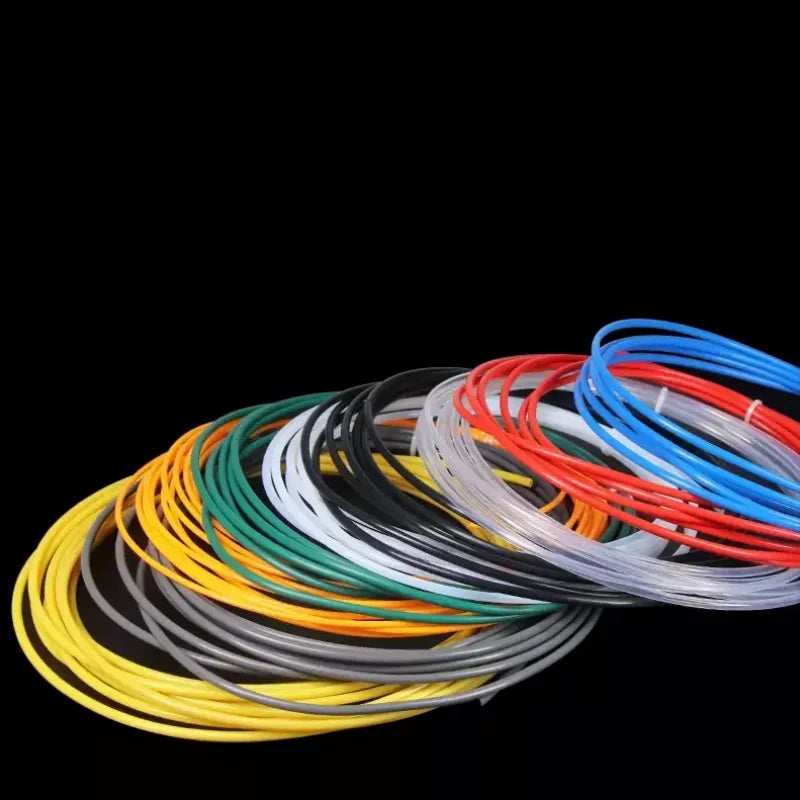 3D Printer Parts 1-5M PTFE Tube Pipe Bowden Extruder ID0.3mm -ID3.38mm black, red, blue, yellow  Tube