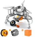 3500/5800W Big Power Gas Stove Camping BBQ Picnic Burner Portable Outdoor Windproof Fishing Hiking Heating Stove Wholesale
