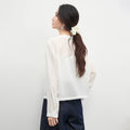 SENTUBILA Women's Oversized Lyocell Shirt Spring Summer - View 3 | SAMAG
