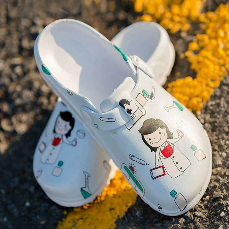 EVA Medical Shoes for Women, Laboratory Doctor Clogs, Nurse Surgical Slides, Casual Beach Slippers, Indoor Work Slippers