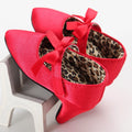 Spring and Autumn Girl Baby Anti slip Children's Shoes Girl Baby Beautiful Bow High Heels Girl Baby High Heels