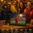 15.4 Inch Portable Smart TV Android LED LCD Digital Television for Football Match Live Viewing Outdoor Camping Caravan Car