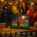 15.4 Inch Portable Smart TV Android LED LCD Digital Television for Football Match Live Viewing Outdoor Camping Caravan Car
