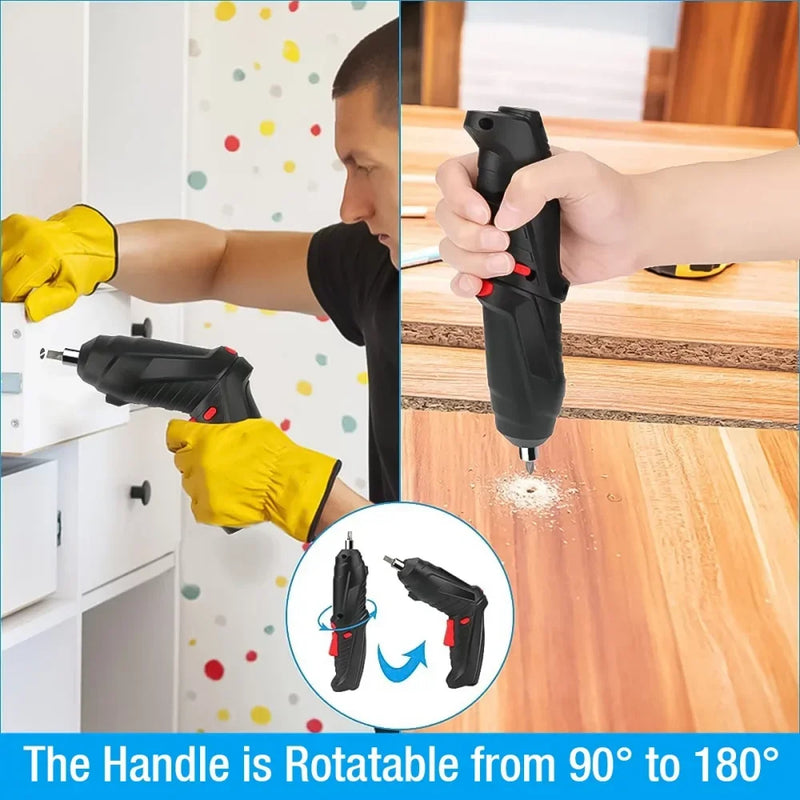 3.6V Cordless Electric Tool Set For Home Maintenance300mAh Lithium Battery Mini Drill Power Screwdriver - View 5 | SAMAG