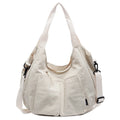 Large Capacity Waterproof Nylon Shoulder Bags Women Korea Style Cloth Hobo Bags Many Outer Bag Casual Totes Soli Tooling Bags