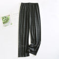 Men's Stylish Summer Pajama Pants, Thin Home Pants, Loose Breathable Air-Conditioned Pants with Elastic Waist