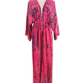 Bikini Cover Up Tie Dye Printed Swimsuit Cape Pareo Bohemian Beach Kimono Dresses Self Belted Bathing Suits Dropshipping