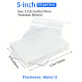 Multi-Size Thermal Laminating Bags: A4/A5/Letter Size Clear Glossy Sheets, Rounded Corners Heat Seal for Office School Home Holi