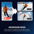 Insta360 X5 Action Camera Waterproof 8K 30fps Replaceable Lenses Triple AI Chip Superior Low Light 185 Mins Run Life