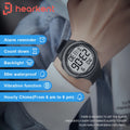 Hearkent Unisex 8 Vibrating Alarms Watch Medication Pill Clock Reminder Big Number Waterproof for Deaf - Visuel 3 | SAMAG