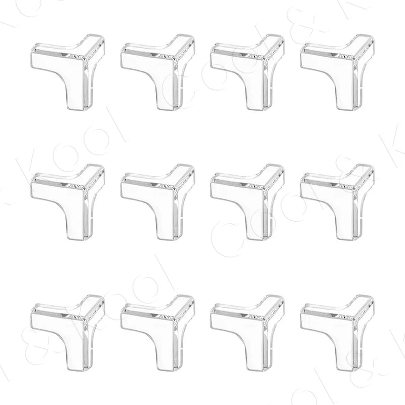 Clear Silicone Corner Guards, Transparent Edge Protectors for Furniture - Invisible Baby Safety Bumpers