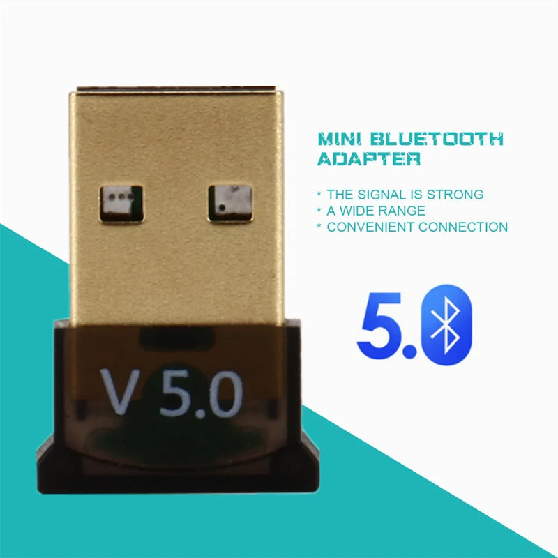PzzPss USB Bluetooth 5.0 Adapter Dongle High Speed Transmitter Mini 5.0 4.0 Receiver For PC Computer - Visuel 7 | SAMAG