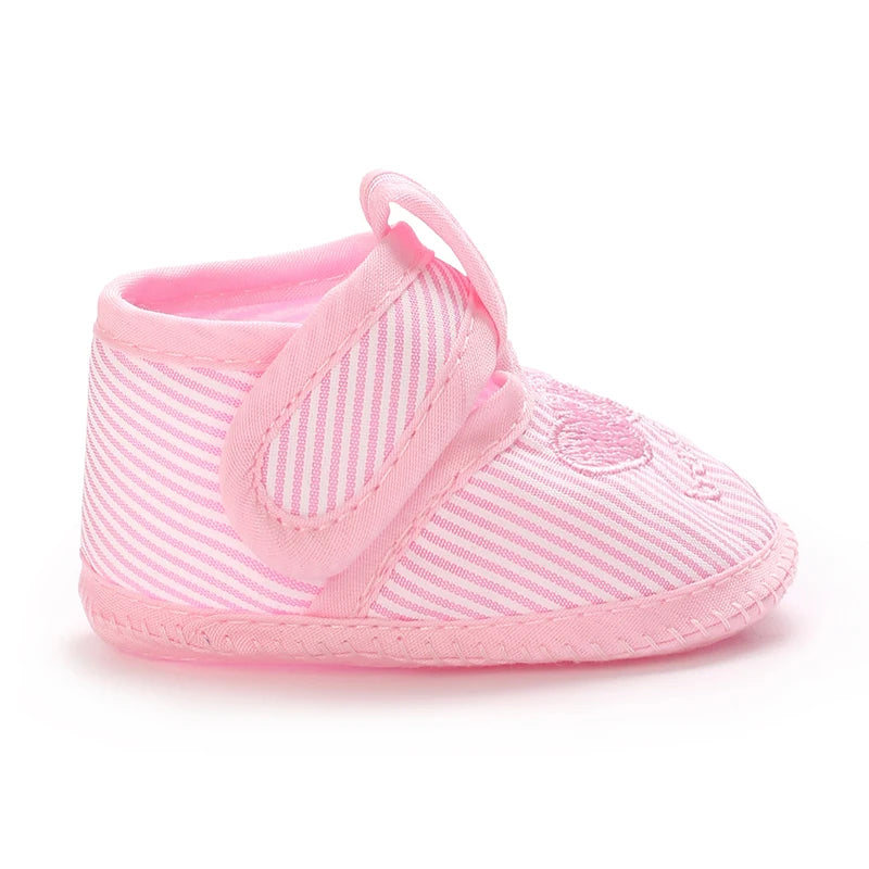 Newborn Baby's First Baptist Shoe: Newborn Boys and Girls' White Baptist Shoes Soft Sole Walking Shoes Multiple Styles-9CM/10CM