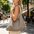 Oversized Soft Leather Hobo Tote Bag, Spacious, Stylish & Versatile Handbag Armpit Shoulder Bags for Everyday Use, Work & Travel