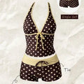 Women Bikinis Set Vintage Striped Floral Tankini Swimsuit | SAMAG
