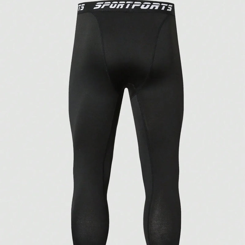 Men Compression Shorts Gym Running Leggings Quick Dry Sport Tights Fitness Basketball Leggings Training Tights Man Gym Clothing