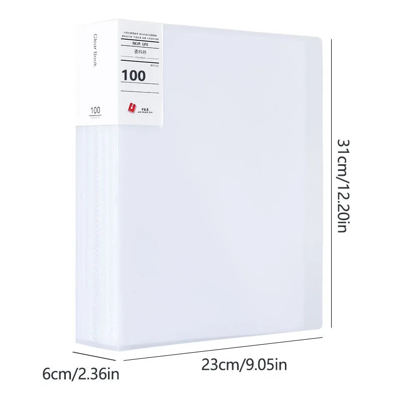 A4 Semi Transparent PP Brochure, Multiple Page Sizes To Choose From, Classified Insert Folder, Conference Document Organization,