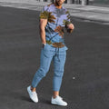 New Men's Comfortable Breathable Short Sleeve Round Neck | SAMAG