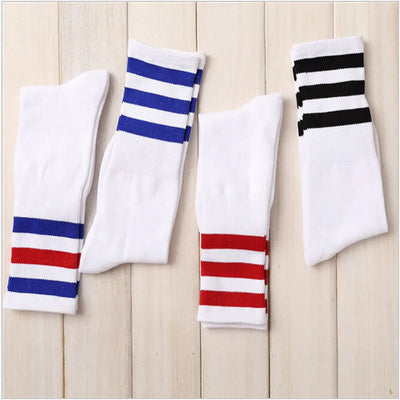 New Men/Women 3 Three Stripes Cotton Socks Retro Old | SAMAG