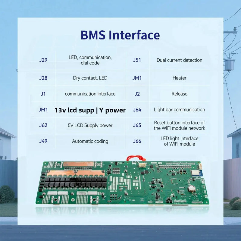 PACEex 16S 200A BMS Overdischarge Protection High Quality Battery Management System for Batteries