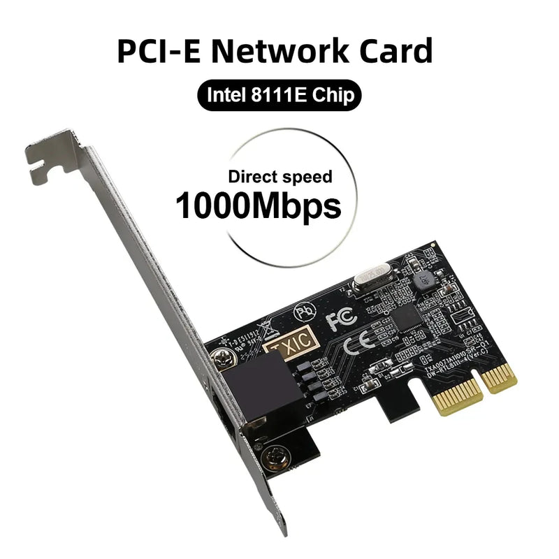 2500Mbps PCI - E To RJ45 I226 RTL8125B Network Card 2.5G Gigabit Ethernet 100/1000/2500Mbps For Desktop - Visuel 10 | SAMAG
