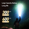 Tactical Zoomable LED Flashlight High Lumen 1200LM, USB - C - View 2 | SAMAG