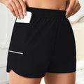 High Waist Running Shorts for Women Quick Dry Athletic Workout Gym Fitness Yoga with Phone Pocket