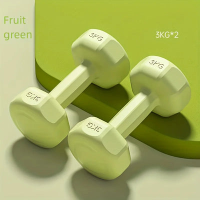 1kg Women's Dumbbell Set Home Gym Yoga PP Weightlifting | SAMAG