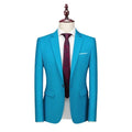 22 Color Men's Suit Jacket, Single Button V-neck Dress Coat Black Blue Red Slim Blazer Asian Size Terno Masculino, M-5XL 6XL
