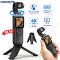 4K Action Camera With 330° Face Tracking Gimbal Stabilizer 1.72 Inch Touch Screen 64MP Pocket Digital Camera WiFi Sports Cam