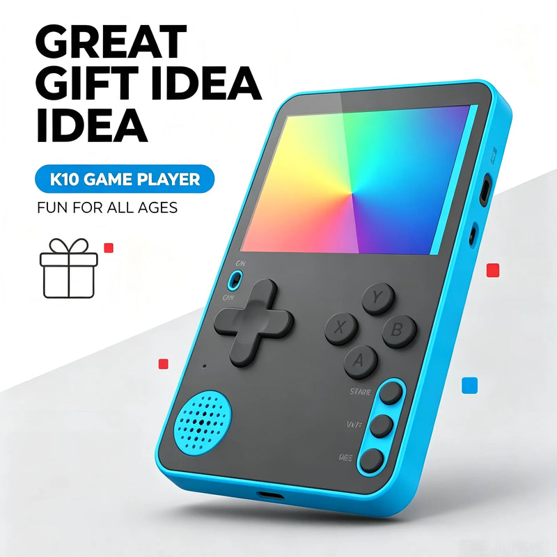 Handheld Game Console 500 Classic Games LCD Portable Retro Video Mini Game Console Rechargeable Great Gift for Kids and Adults
