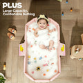 Baby Bath Keep Warm Basin Foldable Bath Basin Easy To Store Simple Bathtub Convenient To Carry for Indoor and Outdoor Travel Use