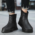 Men's Rain Shoes New Four Seasons Casual Fashion Comfortable Outdoor Anti slip Wear resistant Lightweight Waterproof Rain Shoes