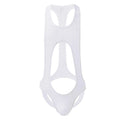 Men's Jockstrap Thongs Sheer Mesh Bodysuit Open Back Lingerie Sexy Male Underwear See Through Fetish Clubwear Teddy Panties