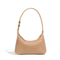 Woven Shoulder Bag for Women Purses Handbag Hobo Bags Vegan Leather Crossbody Purse Woven Underarm Shoulder Retro Tote Bag