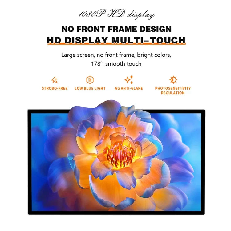 Portable Tv 27 Inch 32 Inch Incell Display Lcd Touch Screen Indoor Android 11 Portable Smart Tv  Monitor on Wheels Touchscreen