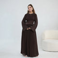 Luxury Dubai Abaya Kaftan for Women 2 Layer Modest | SAMAG