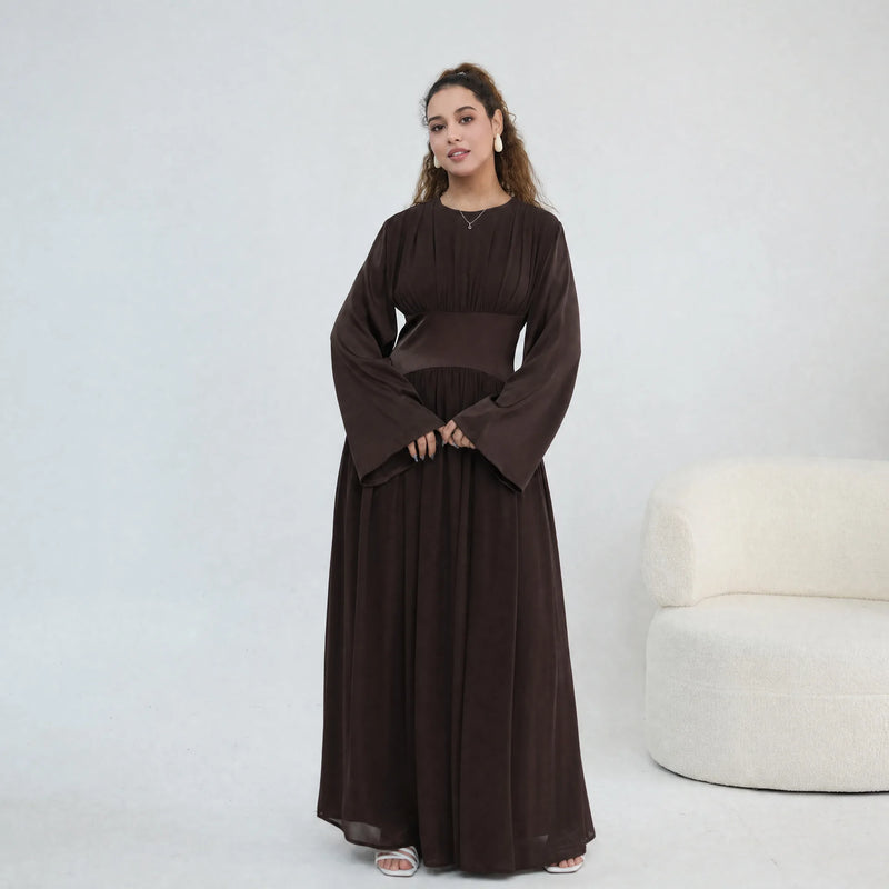Luxury Dubai Abaya Kaftan for Women 2 Layer Modest | SAMAG