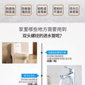 20/40/60/100/150/200cm G1/2 Inch Plumbing Explosion-Proof Flexible Braided Hose Faucet Water Pipe For Kitchen Bathroom Plumbing