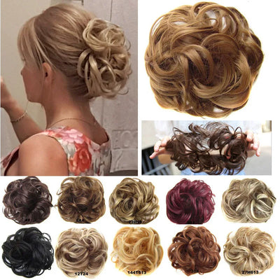 Jeedou Messy Bun Chignon Donut Hair Pad Elastic Rope | SAMAG