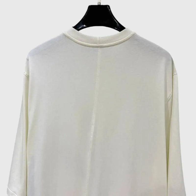 HKSH Spring Summer New Men's RO Style Round Collar Printed T-shirt Oversized Chic Cotton Chic Top American Loose Y2K Tees HK4638