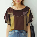 ZANZEA Summer Women Chiffon Blouse Elegant Ruffle Short - View 16 | SAMAG
