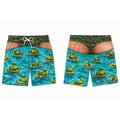 Funny 3D Fake Hip Printed Swim Trunks Men's Quick Dry | SAMAG