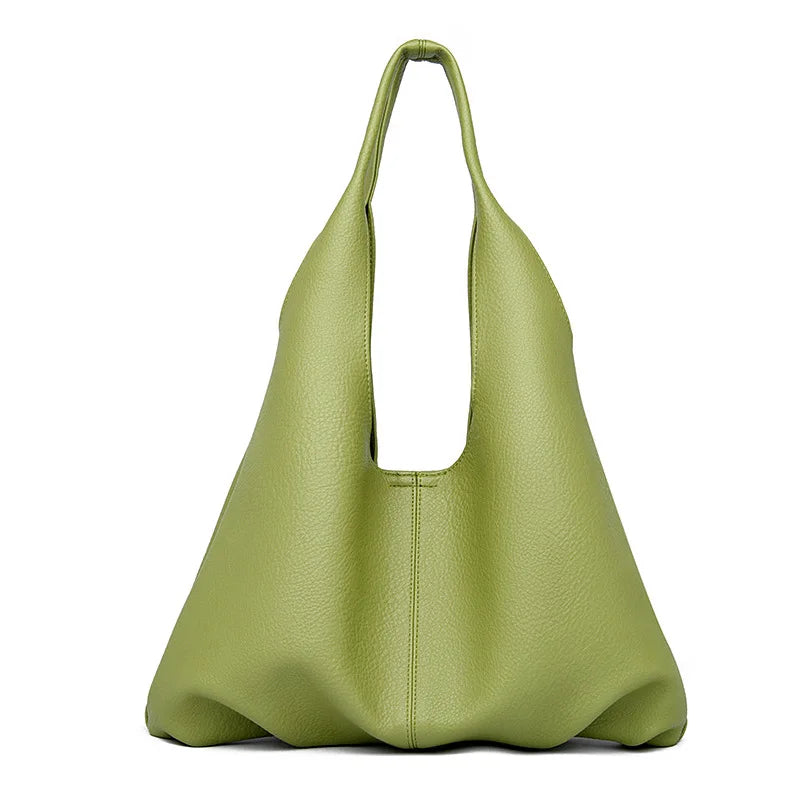 Oversized Soft Leather Hobo Tote Bag, Spacious, Stylish & Versatile Handbag Armpit Shoulder Bags for Everyday Use, Work & Travel