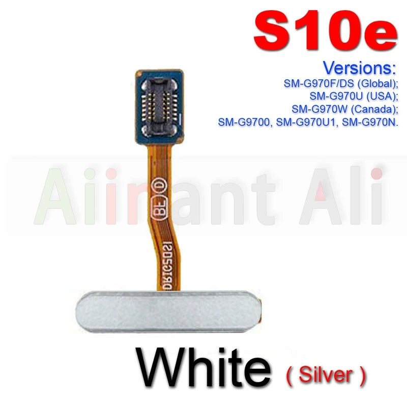 Side / Back Power Button Finger Scanner Fingerprint Sensor Flex Cable For Samsung Galaxy S10E FE G970F G970U