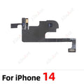 AiinAnt Phone Top Sound Ear Earpiece Speaker Proximity Light Sensor Flex Cable For iPhone 12 13 14 15 Pro Max Plus