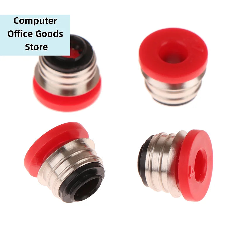 【4pcs 3D Printer Parts Pneumatic Fittings Connectors 2*4 PTFE Tube Bowden Quick Plug 1.75mm Filament Hotend Extruder Kit】