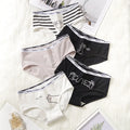 5Pcs/set Cotton Underwear Cute Cartoon Cat Panties for Woman Girl Soft Pantys Plus Size Breathable Briefs Female Sexy Lingerie